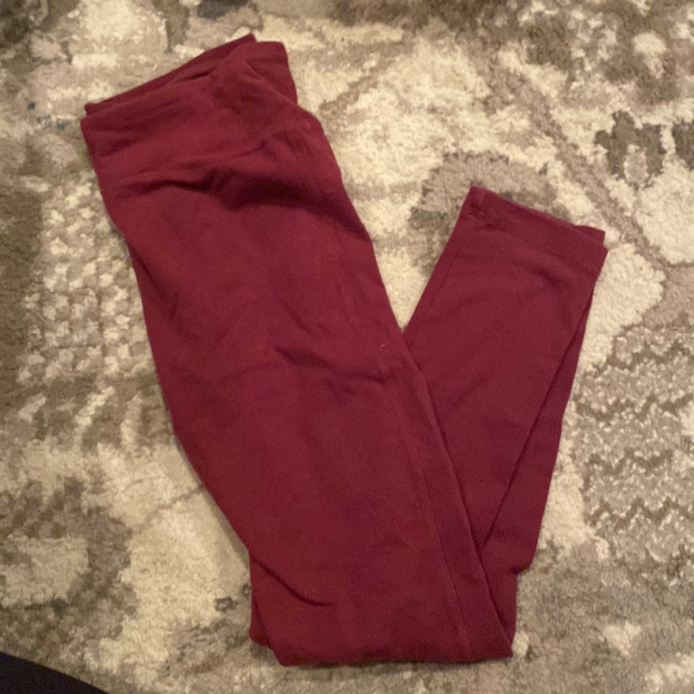 Red/Purple Gym Leggings